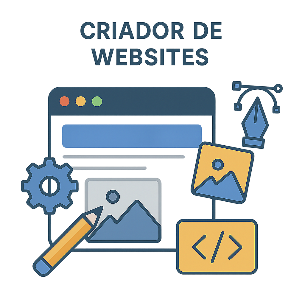 Ícone de Criação de Websites